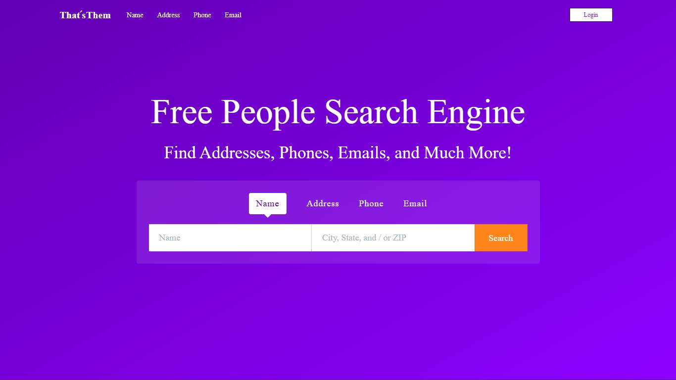 Free People Search Reverse Phone Lookup ThatsThem